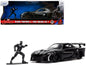1995 Mazda RX-7 RHD (Right Hand Drive) Black and Panther Diecast Figure "The Avengers" "Hollywood Rides" Series 1/32 Model Car by Jada <h2>1995 Jada</h2> <p>High-quality perfect for collectors enthusi