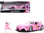 Toyota FT-1 Concept Pink Metallic and Ranger Diecast Figurine "Power Rangers" "Hollywood Rides" Series 1/32 Model Car by Jada <h2>Toyota Jada</h2> <p>High-quality perfect for collectors enthusiasts. F
