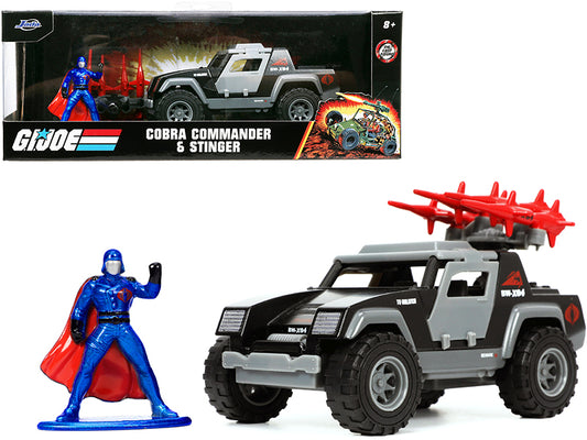 Stinger with Missile Launcher and Cobra Commander Diecast Figurine "G.I. Joe" "Hollywood Rides" Series 1/32 Model Car by Jada <h2>Stinger Jada</h2> <p>High-quality perfect for collectors enthusiasts.