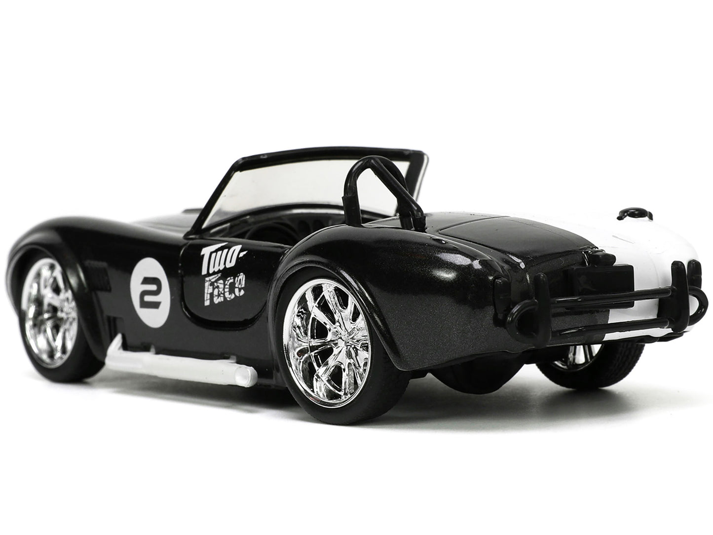 1965 Shelby Cobra 427 S/C #2 Black Metallic and White Harvey Two-Face Diecast Figure "Batman" "Hollywood Rides" Series 1/32 Model Car by Jada <h2>1965 Jada</h2> <p>High-quality perfect for collectors