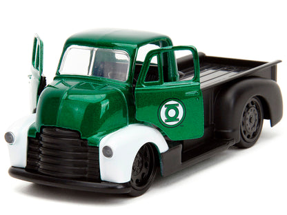 1952 Chevrolet COE Pickup Truck Green Metallic and Black Lantern Diecast Figure "DC Comics" "Hollywood Rides" Series 1/32 Model Car by Jada <h2>1952 Jada</h2> <p>High-quality perfect for collectors en