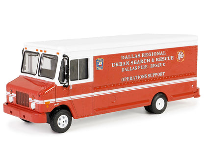 GreenLight 2019 Step Van "Dallas Regional Urban Search & Rescue - Dallas Fire Department Texas" Red with White Top "H.D. Trucks" Series 25 1/64 Diecast Model Car by <h2>2019 Greenlight</h2> <p>High-qu