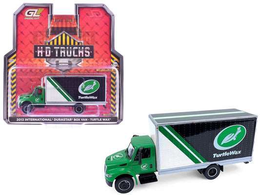 2013 International Durastar Box Van "Turtle Wax" Green "H.D. Trucks" Series 26 1/64 T&y Diecast Model Car by Greenlight