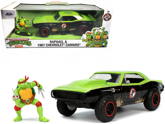 1967 Chevrolet Camaro Offroad Bright Green and Matt Black (Dirty Version) Raphael Diecast Figure "Teenage Mutant Ninja Turtles" "Hollywood Rides" Series 1/24 Model Car by Jada <h2>1967 Jada</h2> <p>Hi