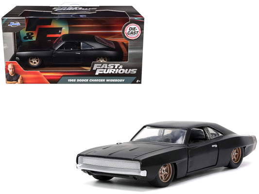 1968 Dodge Charger Widebody Matt Black with Bronze Tail Stripe "F9" (2021) Movie "Fast & Furious" Series 1/32 Diecast Model Car by Jada <h2>1968 Jada</h2> <p>High-quality perfect for collectors and en