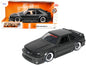 1989 Ford Mustang GT 5.0 Matt Black Metallic with Hood "Bigtime Muscle" Series 1/24 Diecast Model Car by Jada <h2>1989 Jada</h2> <p>High-quality perfect for collectors and enthusiasts. Features detail