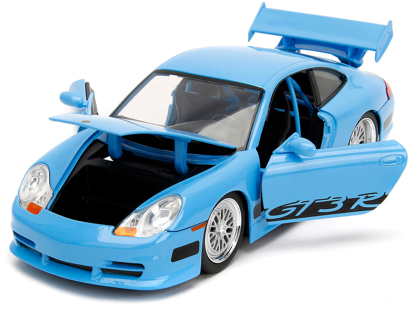 Porsche 911 GT3 RS Light Blue with Black Accents "Fast & Furious" Movie 1/24 Diecast Model Car by Jada <h2>Porsche Jada</h2> <p>High-quality perfect for collectors and enthusiasts. Features detailed i