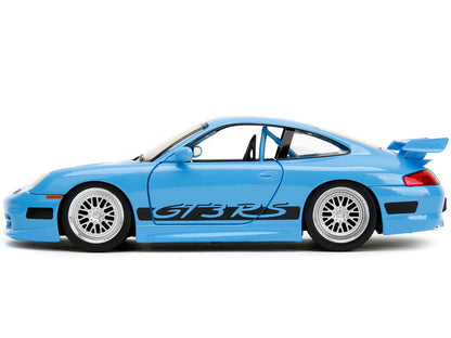 Porsche 911 GT3 RS Light Blue with Black Accents "Fast & Furious" Movie 1/24 Diecast Model Car by Jada <h2>Porsche Jada</h2> <p>High-quality perfect for collectors and enthusiasts. Features detailed i