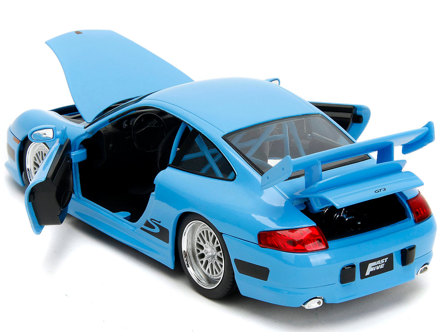 Porsche 911 GT3 RS Light Blue with Black Accents "Fast & Furious" Movie 1/24 Diecast Model Car by Jada <h2>Porsche Jada</h2> <p>High-quality perfect for collectors and enthusiasts. Features detailed i