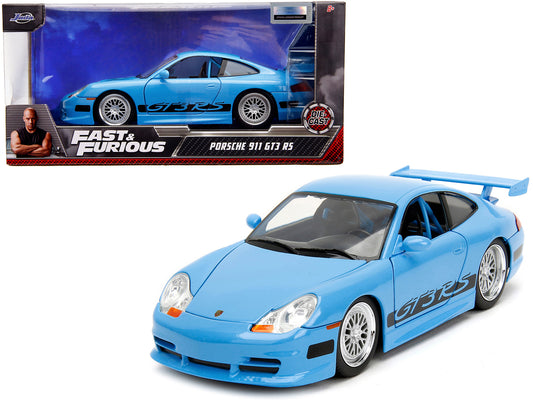 Porsche 911 GT3 RS Light Blue with Black Accents "Fast & Furious" Movie 1/24 Diecast Model Car by Jada <h2>Porsche Jada</h2> <p>High-quality perfect for collectors and enthusiasts. Features detailed i