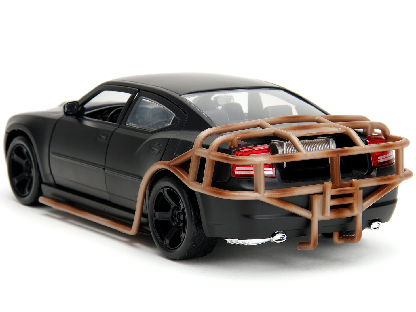 2006 Dodge Charger Matt Black with Outer Cage "Fast & Furious" Movie 1/24 Diecast Model Car by Jada <h2>2006 Jada</h2> <p>High-quality perfect for collectors and enthusiasts. Features detailed interio