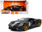 2017 Ford GT #2 Matt Black with Silver Stripes and Gold Wheels "Bigtime Muscle" Series 1/24 Diecast Model Car by Jada <h2>2017 Jada</h2> <p>High-quality perfect for collectors enthusiasts. Features de