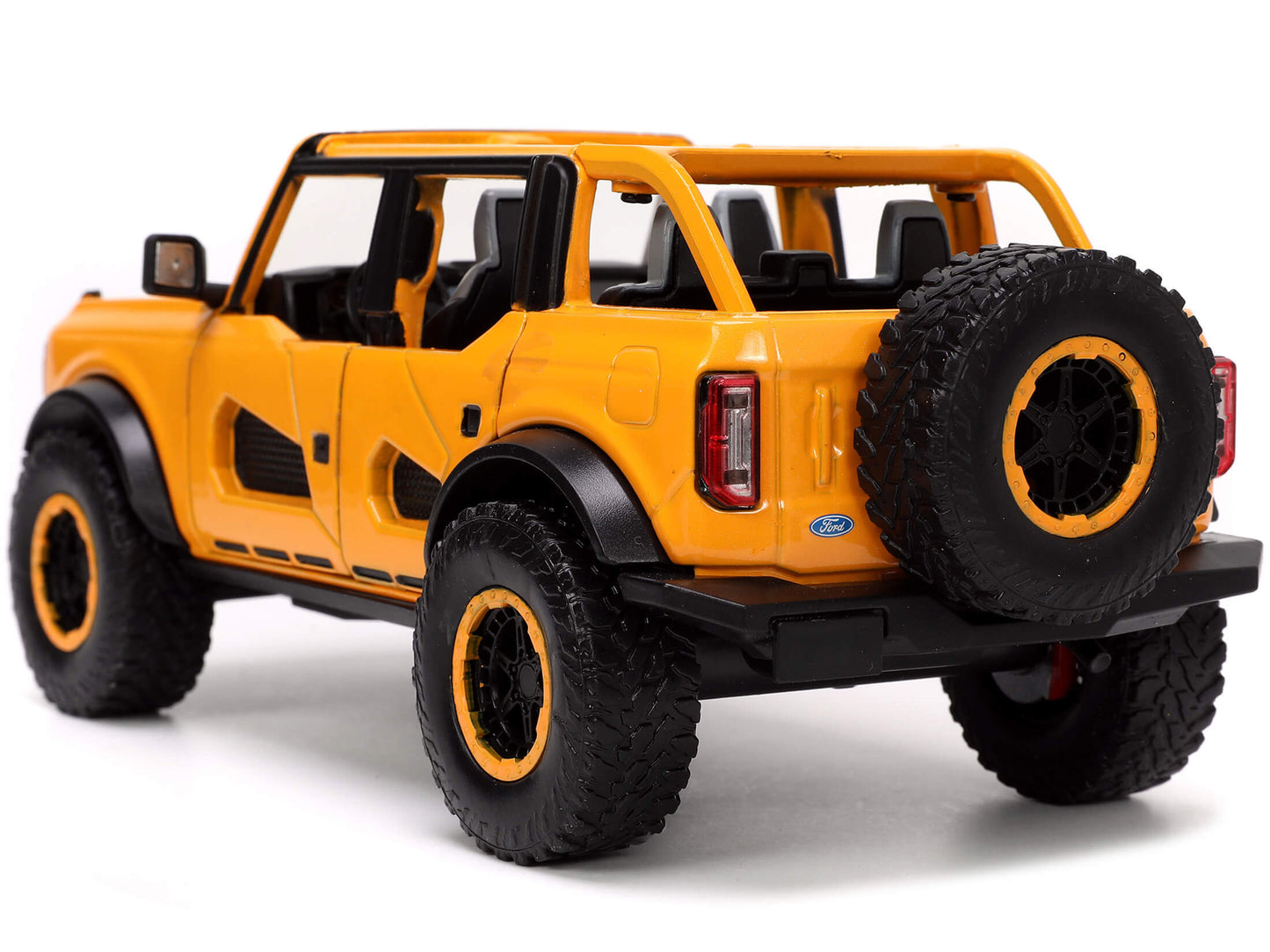 2021 Ford Bronco Orange Metallic with Extra Wheels "Just Trucks" Series 1/24 Diecast Model Car by Jada <h2>2021 Jada</h2> <p>High-quality perfect for collectors and enthusiasts. Features detailed inte