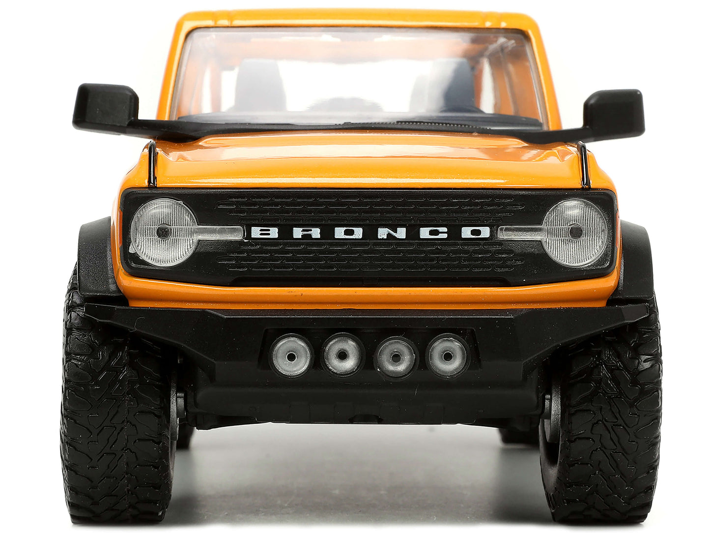 2021 Ford Bronco Orange Metallic with Extra Wheels "Just Trucks" Series 1/24 Diecast Model Car by Jada <h2>2021 Jada</h2> <p>High-quality perfect for collectors and enthusiasts. Features detailed inte