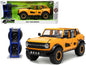 2021 Ford Bronco Orange Metallic with Extra Wheels "Just Trucks" Series 1/24 Diecast Model Car by Jada <h2>2021 Jada</h2> <p>High-quality perfect for collectors and enthusiasts. Features detailed inte