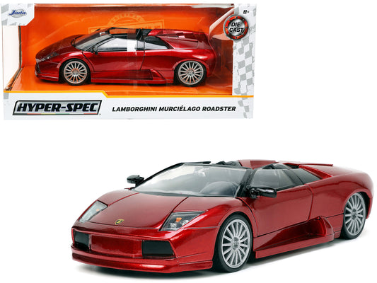 Lamborghini Murcielago Roadster Red Metallic "Hyper-Spec" 1/24 Diecast Model Car