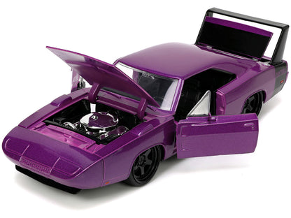 1969 Dodge Charger Daytona Purple Metallic with Black Tail Stripe "Bigtime Muscle" Series 1/24 Diecast Model Car by Jada <h2>1969 Jada</h2> <p>High-quality perfect for collectors and enthusiasts. Feat