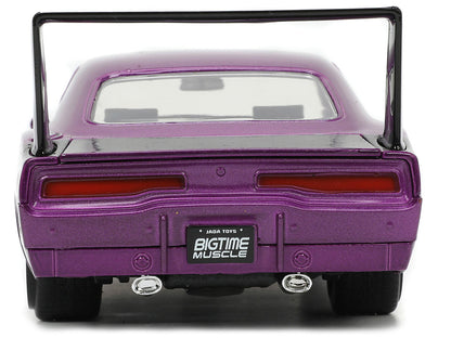 1969 Dodge Charger Daytona Purple Metallic with Black Tail Stripe "Bigtime Muscle" Series 1/24 Diecast Model Car by Jada <h2>1969 Jada</h2> <p>High-quality perfect for collectors and enthusiasts. Feat