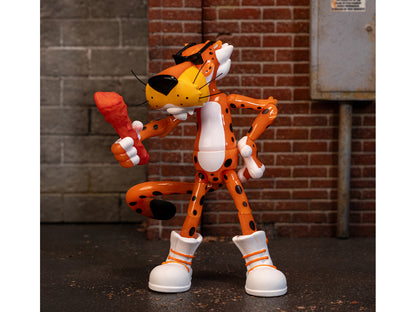 Chester Cheetah 5.5" Glow-in-the-Dark Figure with Accessories and Alternate Head Hands "Flamin' Hot Cheetos Crunchy" Model by Jada <h2>Chester Jada</h2> <p>High-quality diecast car perfect for collect