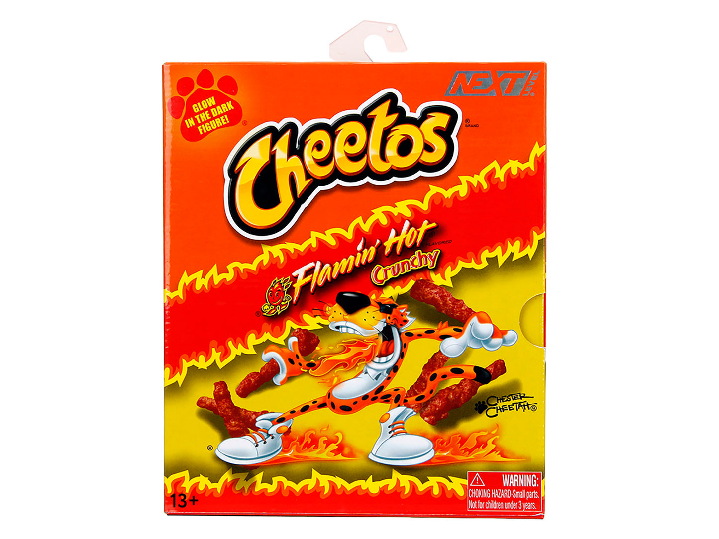 Chester Cheetah 5.5" Glow-in-the-Dark Figure with Accessories and Alternate Head Hands "Flamin' Hot Cheetos Crunchy" Model by Jada <h2>Chester Jada</h2> <p>High-quality diecast car perfect for collect