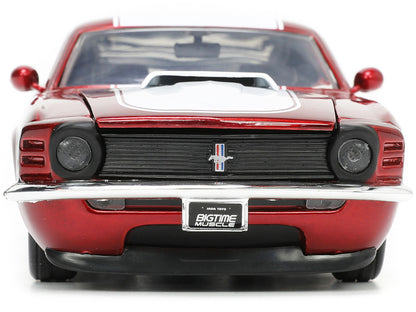 1970 Ford Mustang Boss 429 Candy Red with White Stripes "Super Boss" "Bigtime Muscle" Series 1/24 Diecast Model Car by Jada <h2>1970 Jada</h2> <p>High-quality perfect for collectors and enthusiasts. F