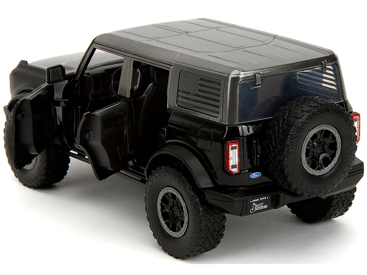 2021 Ford Bronco Badlands Black "Rigid" with Extra Wheels "Just Trucks" Series 1/24 Diecast Model Car by Jada <h2>2021 Jada</h2> <p>High-quality perfect for collectors and enthusiasts. Features detail