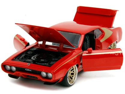 1972 Plymouth GTX Red with Gold Graphics "Bigtime Muscle" Series 1/24 Diecast Model Car by Jada <h2>1972 Jada</h2> <p>High-quality perfect for collectors and enthusiasts. Features detailed interior ex