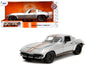 1966 Chevrolet Corvette Silver Metallic with Bronze Stripes "Bigtime Muscle" Series 1/24 Diecast Model Car by Jada <h2>1966 Jada</h2> <p>High-quality perfect for collectors and enthusiasts. Features d