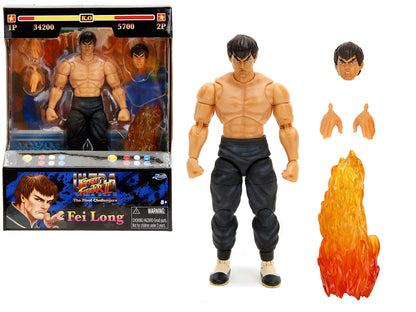 Fei Long 6" Moveable Figure with Accessories and Alternate Head Hands "Ultra Street Fighter II: The Final Challengers" (2017) Video Game model by Jada <h2>Fei Jada</h2> <p>High-quality diecast car per