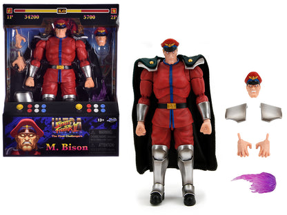 M. Bison 6" Moveable Figure with Accessories and Alternate Head Hands "Ultra Street Fighter II: The Final Challengers" (2017) Video Game Model by Jada <h2>M. Jada</h2> <p>High-quality diecast car perf
