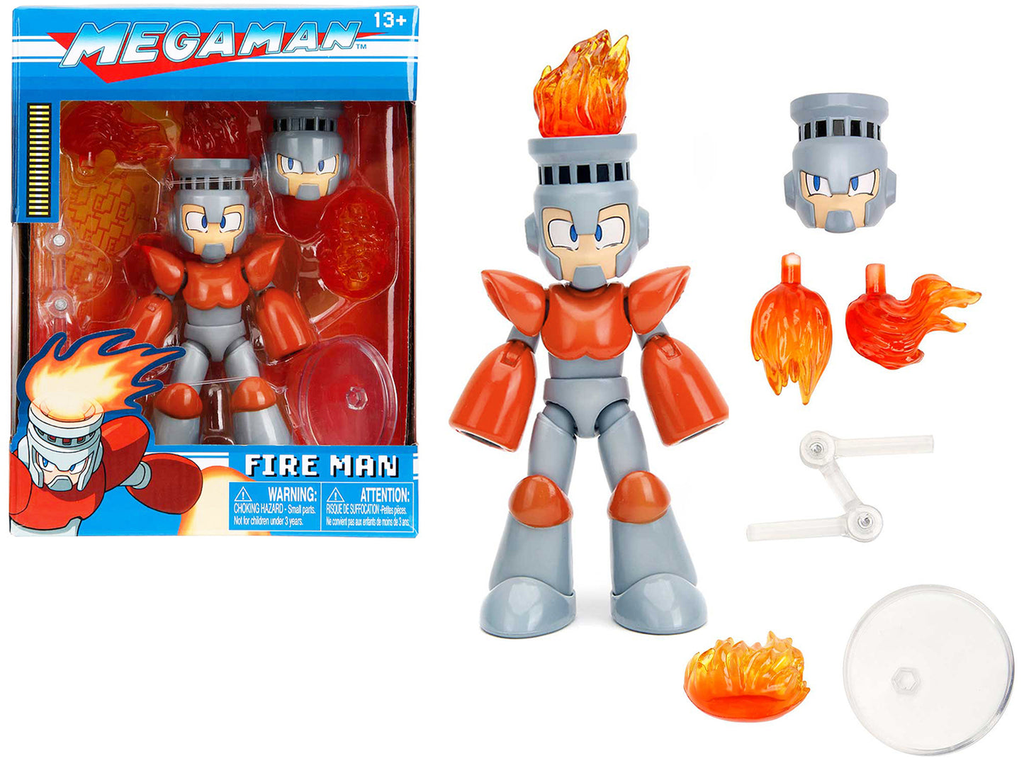 Fire Man 5.5" Moveable Figure with Accessories and Alternate Head Hands "Mega Man" (1987) Video Game model by Jada <h2>Fire Jada</h2> <p>High-quality diecast car perfect for collectors enthusiasts. Fe