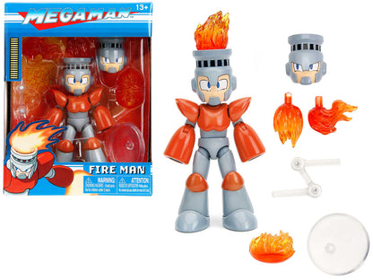 Fire Man 5.5" Moveable Figure with Accessories and Alternate Head Hands "Mega Man" (1987) Video Game model by Jada <h2>Fire Jada</h2> <p>High-quality diecast car perfect for collectors enthusiasts. Fe