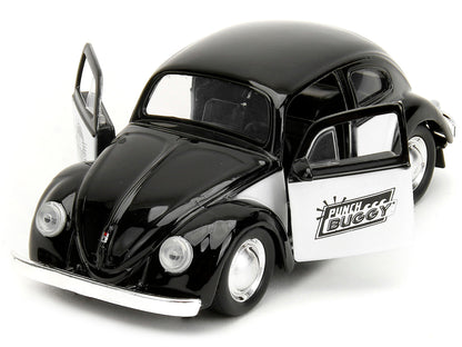 1959 Volkswagen Beetle "Punch Buggy" Black and White Boxing Gloves Accessory Series 1/32 Diecast Model Car by Jada <h2>1959 Jada</h2> <p>High-quality perfect for collectors enthusiasts. Features detai