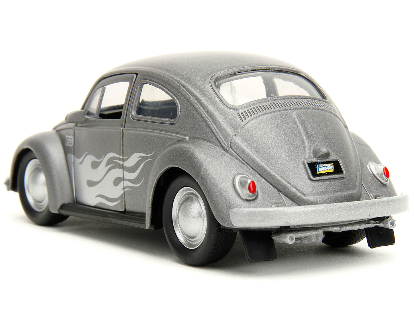 1959 Volkswagen Beetle Gray Metallic with Silver Flames and Boxing Gloves Accessory "Punch Buggy" Series 1/32 Diecast Model Car by Jada <h2>1959 Jada</h2> <p>High-quality perfect for collectors enthus