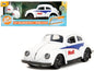 1959 Volkswagen Beetle "Holt" White with Blue Graphics and Boxing Gloves Accessory "Punch Buggy" Series 1/32 Diecast Model Car by Jada <h2>1959 Jada</h2> <p>High-quality perfect for collectors enthusi