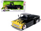 1955 Chevrolet Stepside Pickup Truck Matt Black with Yellow Flames "Just Trucks" Series 1/24 Diecast Model Car by Jada <h2>1955 Jada</h2> <p>High-quality perfect for collectors and enthusiasts. Featur