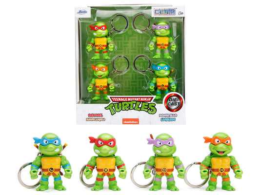 Set of 4 Diecast Figure Key Chains "Teenage Mutant Ninja Turtles" TV Series "Metalfigs" Models by Jada <h2>Set Jada</h2> <p>High-quality model car perfect for collectors and enthusiasts. Features deta