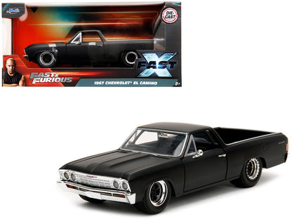1967 Chevrolet El Camino Matt Black "Fast & Furious" Series 1/24 Diecast Model Car by Jada <h2>1967 Jada</h2> <p>High-quality perfect for collectors and enthusiasts. Features detailed interior exterio
