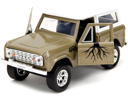 1973 Ford Bronco Gold Metallic with White Top and Groot Diecast Figure "Guardians of the Galaxy" "Marvel" Series 1/32 Model Car by Jada <h2>1973 Jada</h2> <p>High-quality perfect for collectors enthus