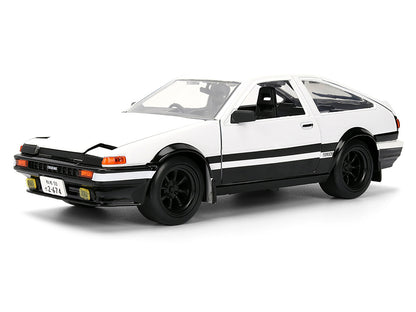 Toyota Trueno (AE86) RHD (Right Hand Drive) White and Black with Graphics Takumi Diecast Figure "Initial D" (1998-2021) TV Series "Anime Hollywood Rides" 1/24 Model by Jada <h2>Toyota Jada</h2> <p>Hig