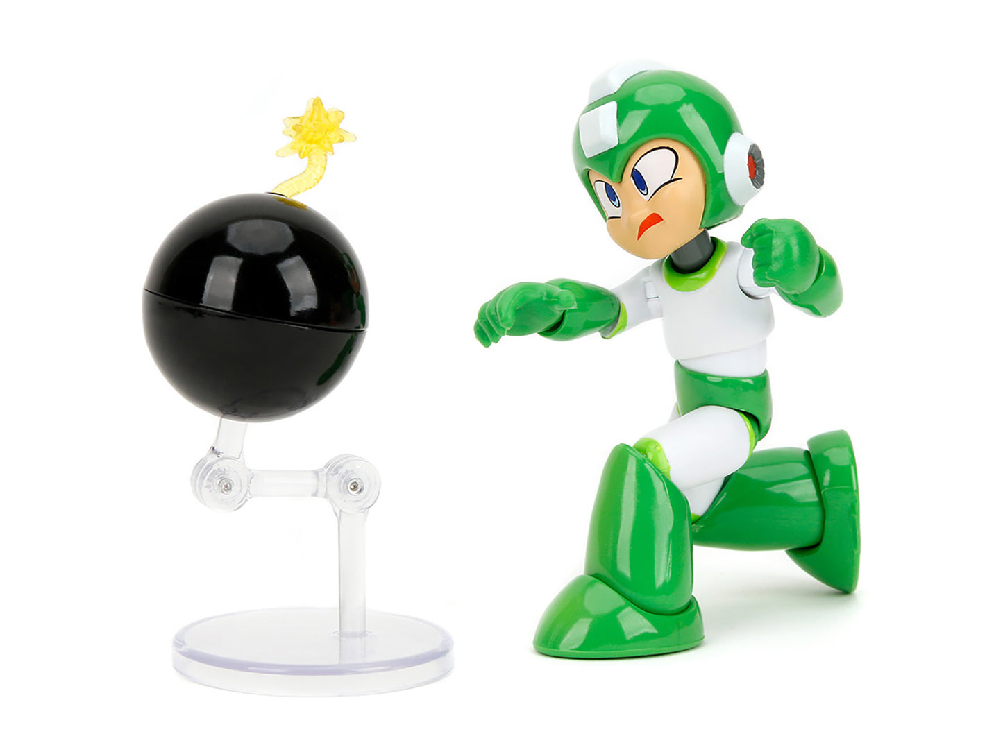 Hyper Bomb 4.5" Moveable Figure with Accessories and Alternate Head Hands "Mega Man" (1987) Video Game Model by Jada <h2>Hyper Jada</h2> <p>High-quality diecast car perfect for collectors enthusiasts.
