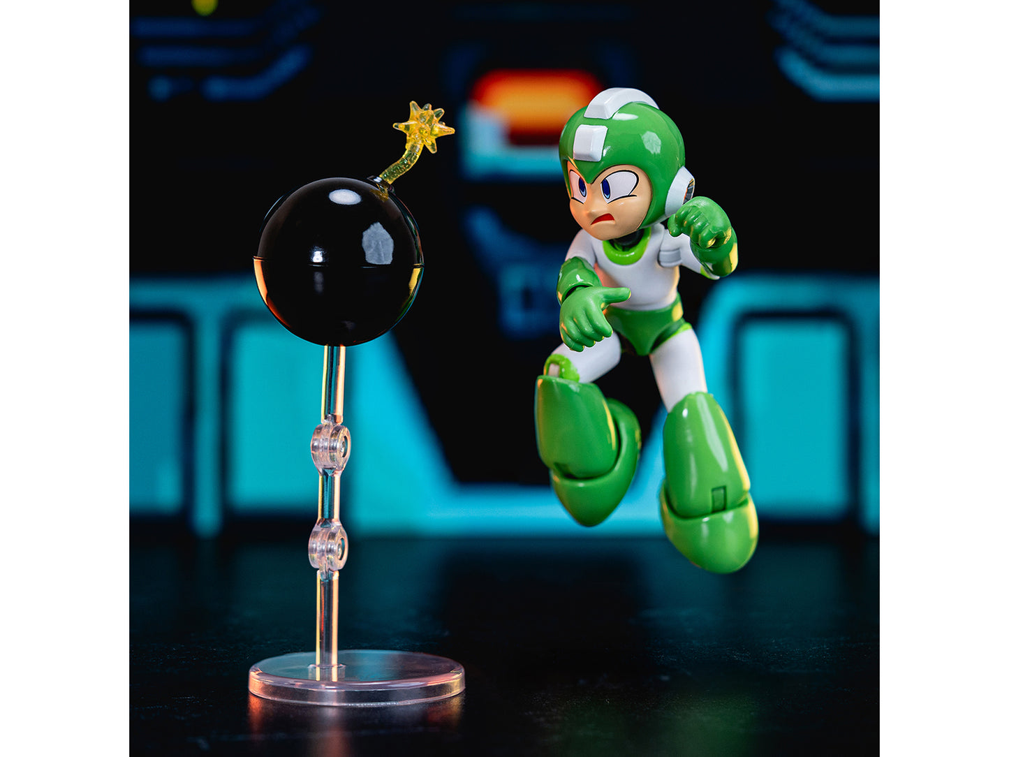 Hyper Bomb 4.5" Moveable Figure with Accessories and Alternate Head Hands "Mega Man" (1987) Video Game Model by Jada <h2>Hyper Jada</h2> <p>High-quality diecast car perfect for collectors enthusiasts.