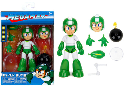 Hyper Bomb 4.5" Moveable Figure with Accessories and Alternate Head Hands "Mega Man" (1987) Video Game Model by Jada <h2>Hyper Jada</h2> <p>High-quality diecast car perfect for collectors enthusiasts.