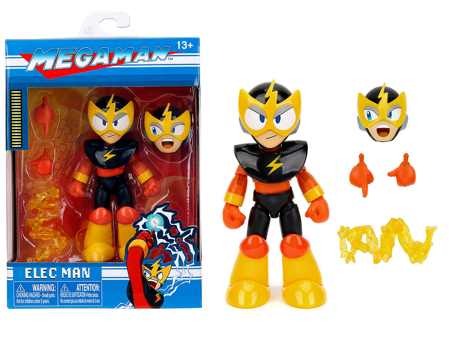 Elec Man 4.5" Moveable Figure with Accessories and Alternate Head Hands "Mega Man" (1987) Video Game Model by Jada <h2>Elec Jada</h2> <p>High-quality diecast car perfect for collectors enthusiasts. Fe