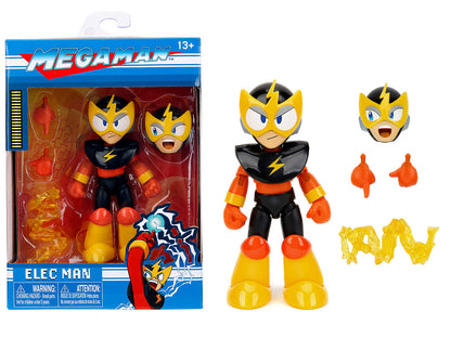 Elec Man 4.5" Moveable Figure with Accessories and Alternate Head Hands "Mega Man" (1987) Video Game Model by Jada <h2>Elec Jada</h2> <p>High-quality diecast car perfect for collectors enthusiasts. Fe
