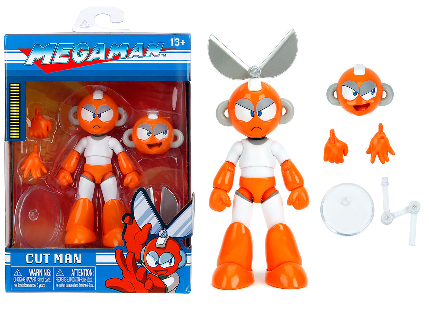 Cut Man 4.5" Moveable Figure with Accessories and Alternate Head Hands "Mega Man" (1987) Video Game Model by Jada <h2>Cut Jada</h2> <p>High-quality diecast car perfect for collectors enthusiasts. Feat