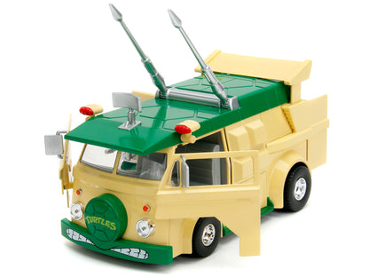 Party Wagon Green and Beige Donatello Diecast Figure "Teenage Mutant Ninja Turtles" "Hollywood Rides" Series Model by Jada <h2>Party Jada</h2> <p>High-quality car perfect for collectors enthusiasts. F