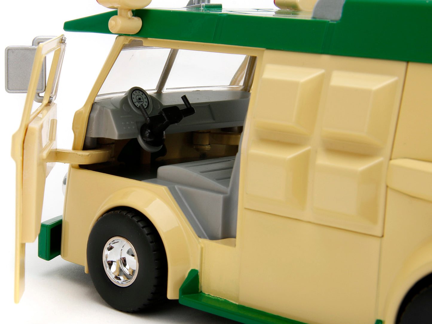 Party Wagon Green and Beige Donatello Diecast Figure "Teenage Mutant Ninja Turtles" "Hollywood Rides" Series Model by Jada <h2>Party Jada</h2> <p>High-quality car perfect for collectors enthusiasts. F