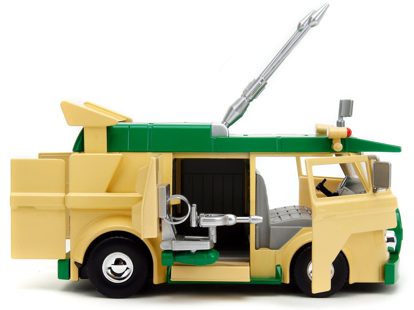 Party Wagon Green and Beige Donatello Diecast Figure "Teenage Mutant Ninja Turtles" "Hollywood Rides" Series Model by Jada <h2>Party Jada</h2> <p>High-quality car perfect for collectors enthusiasts. F