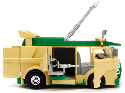 Party Wagon Green and Beige Donatello Diecast Figure "Teenage Mutant Ninja Turtles" "Hollywood Rides" Series Model by Jada <h2>Party Jada</h2> <p>High-quality car perfect for collectors enthusiasts. F